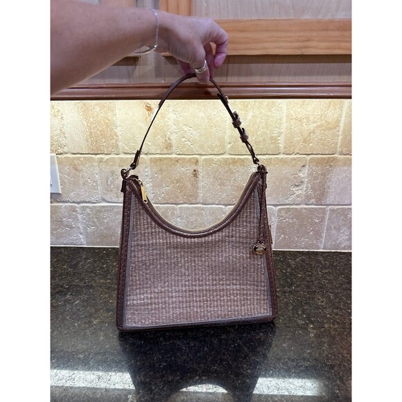 Brahmin Tabitha Honey Brown Sandalwood Medium Shoulder NEW - Picture 2 of 12